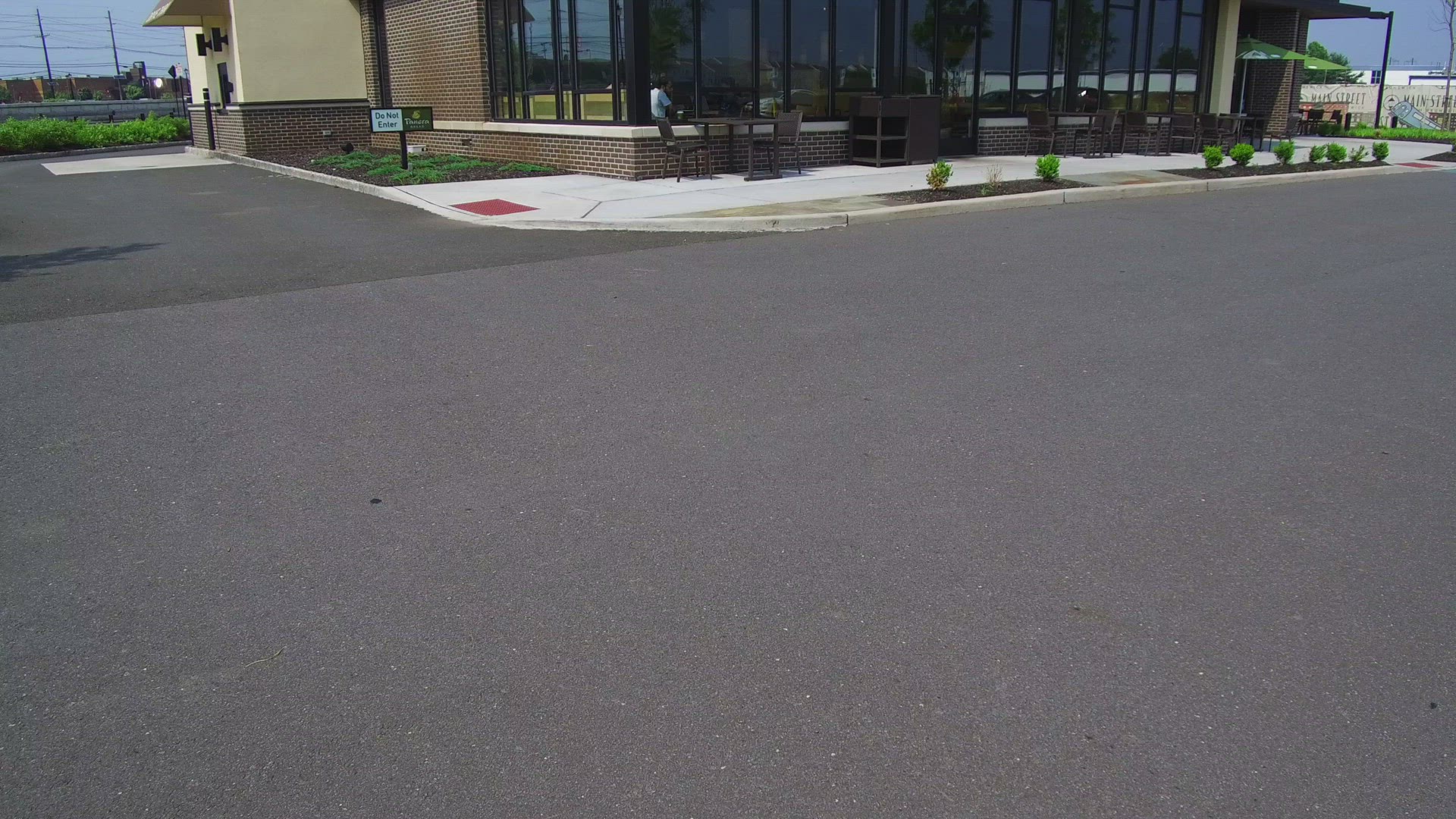 Panera Bread Restaurant - Camera Tilt Up Shot
