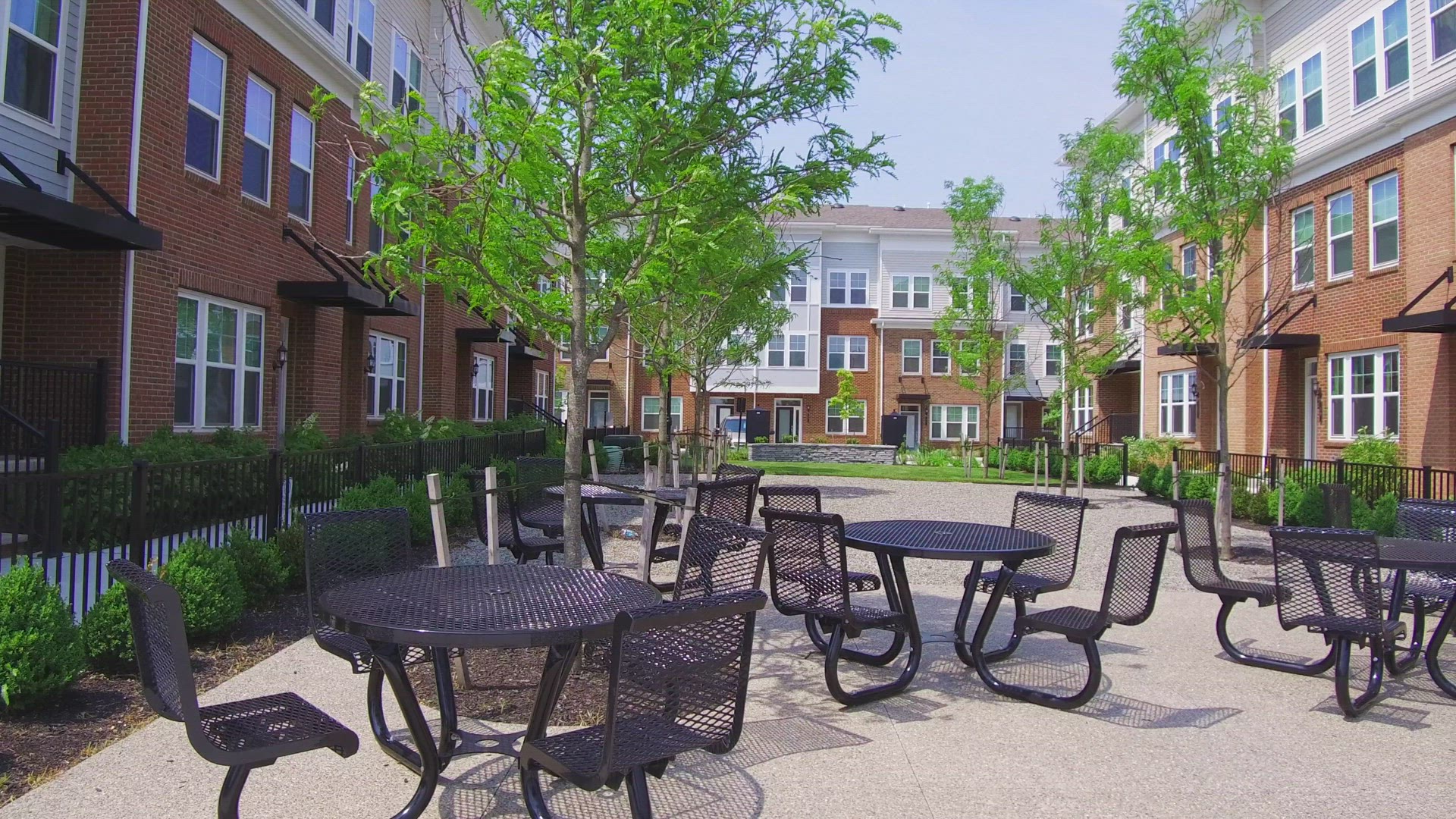 View of New Construction Townhome Public Area - Pan Right