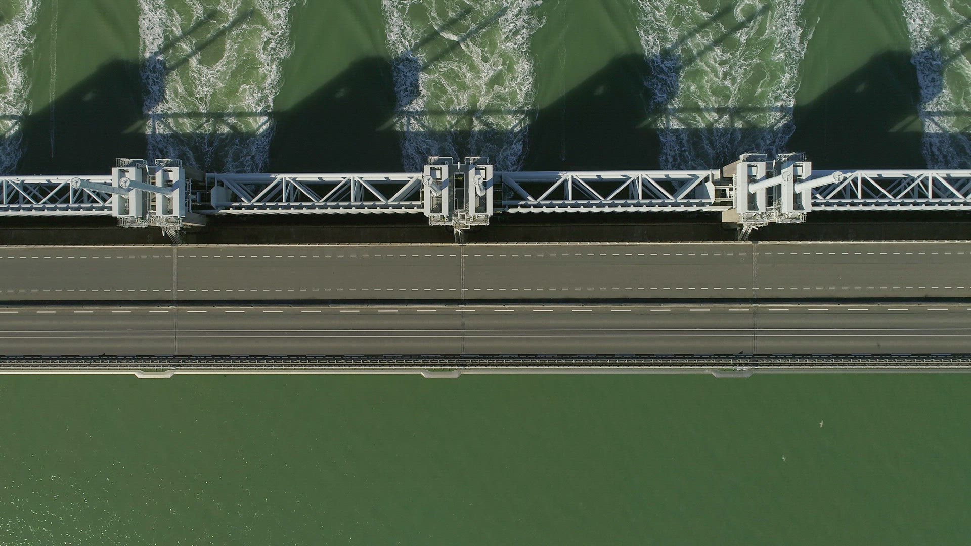Eastern Scheldt storm surge barrier, Vrouwenpolder, Netherlands
