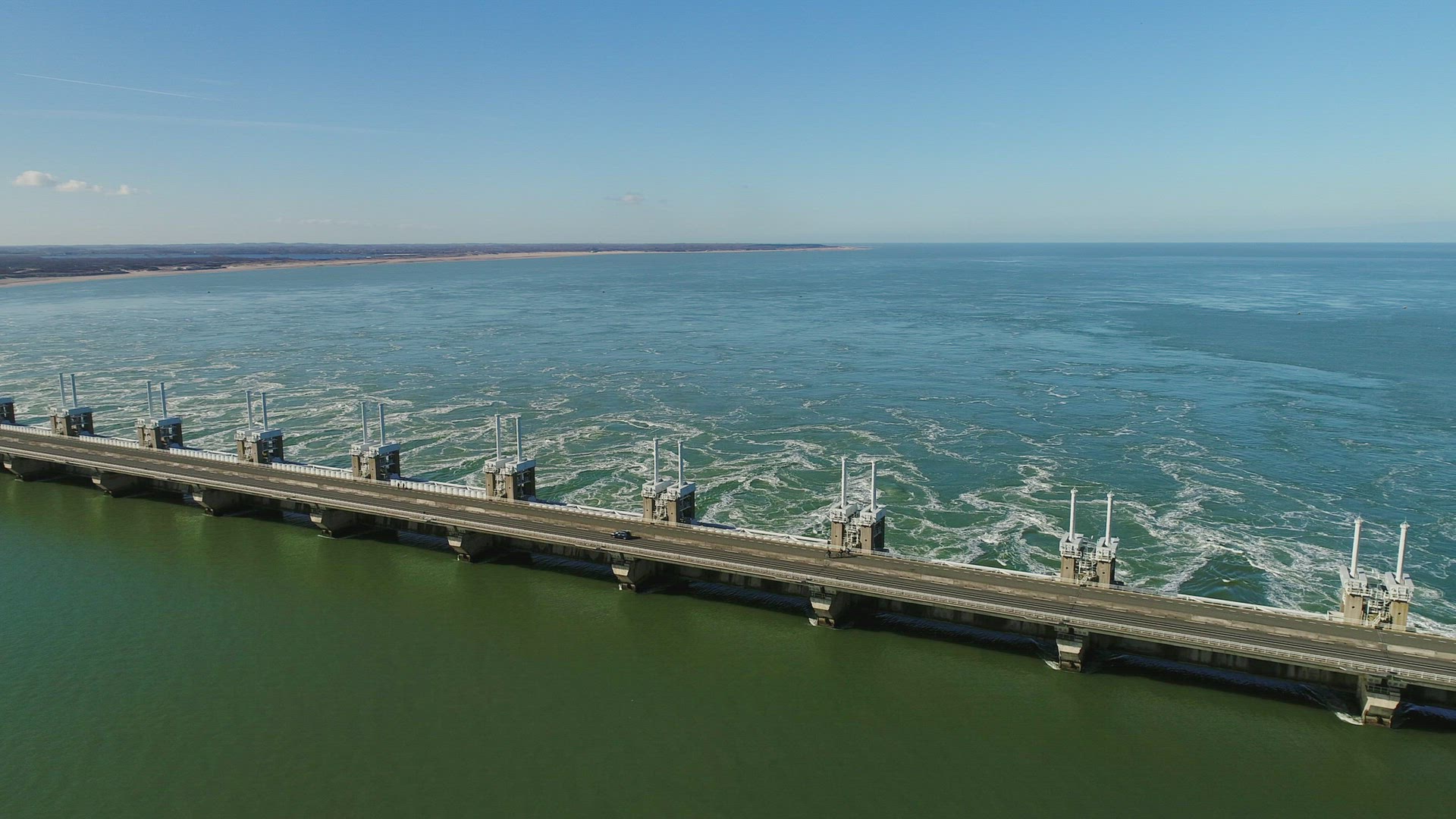 Eastern Scheldt storm surge barrier, Vrouwenpolder, Netherlands