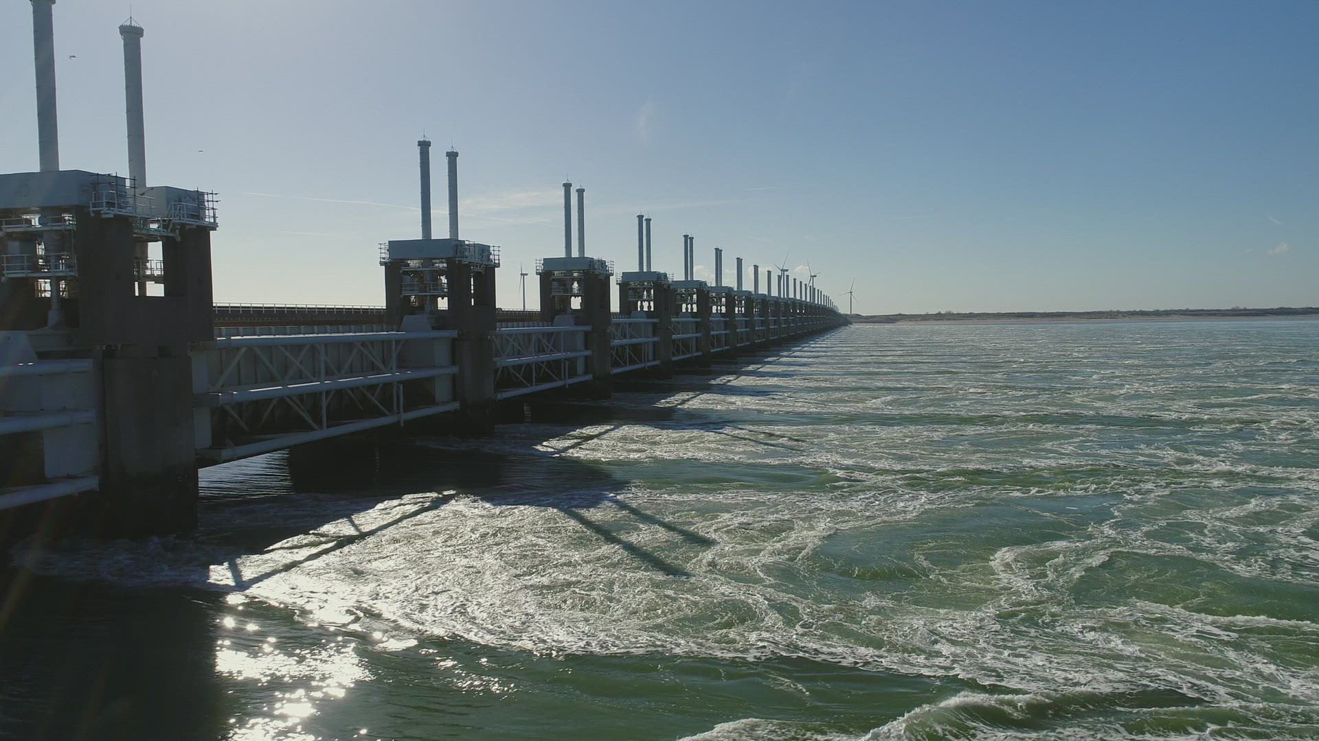 Eastern Scheldt storm surge barrier, Vrouwenpolder, Netherlands