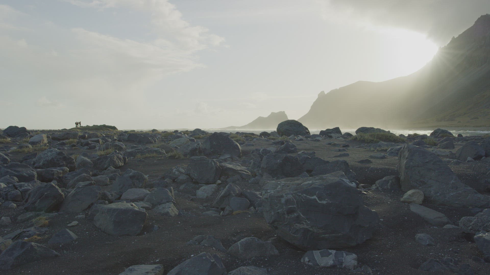 Beach scenic during sunset