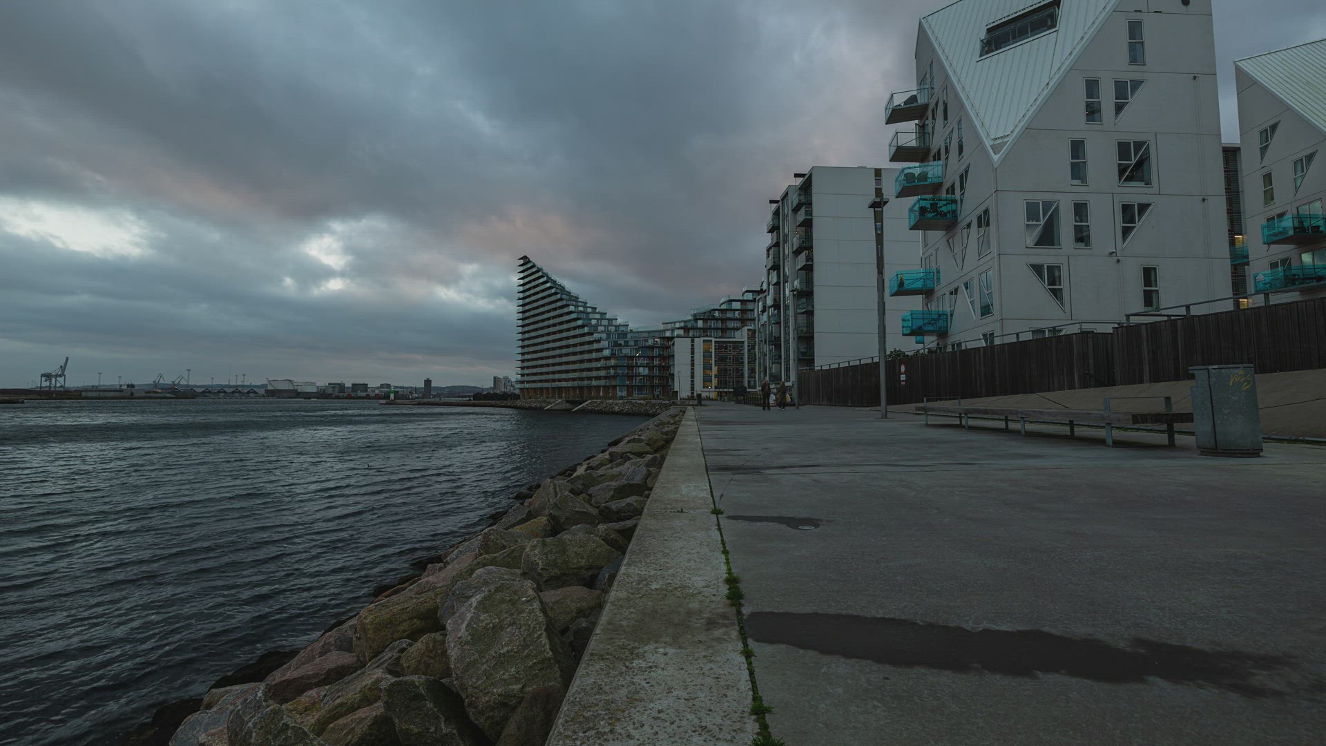 Time Lapse of Residential Buildings in Aarhus, Denmark