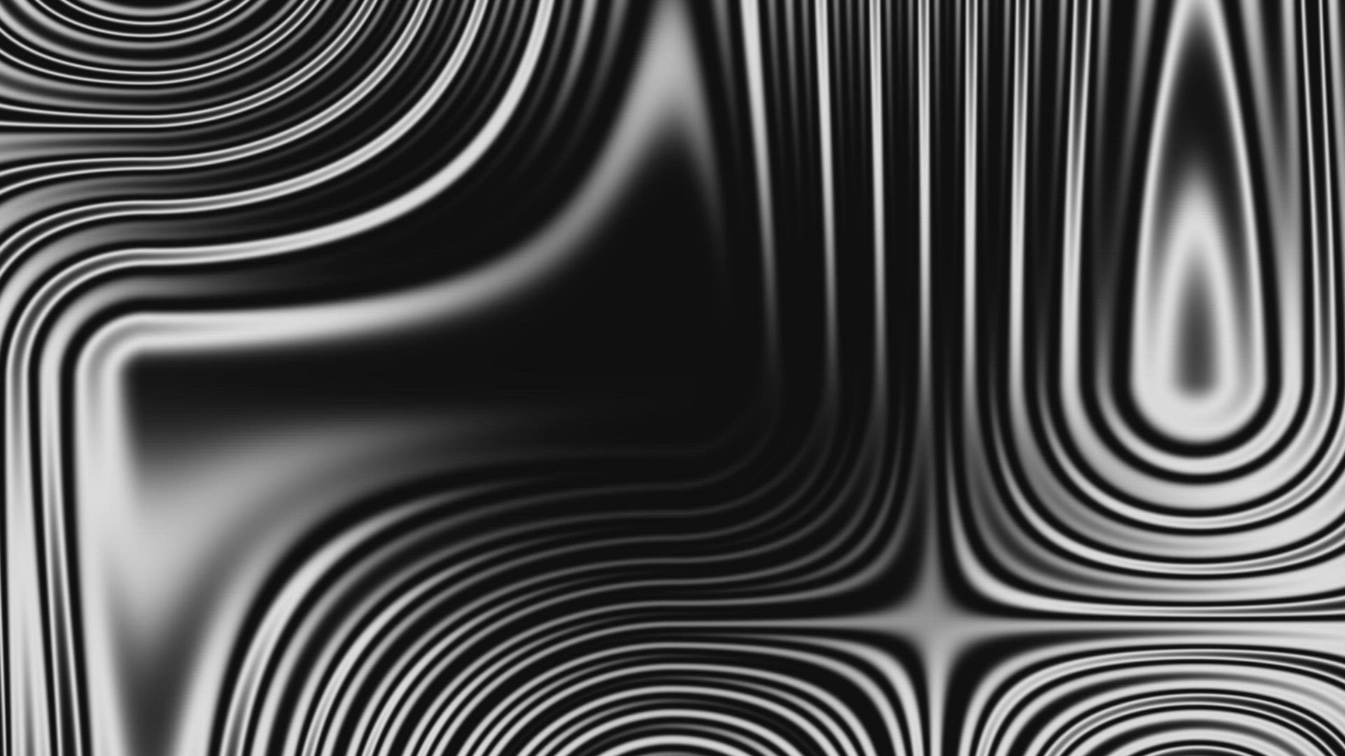 Black and white abstract pattern, animation