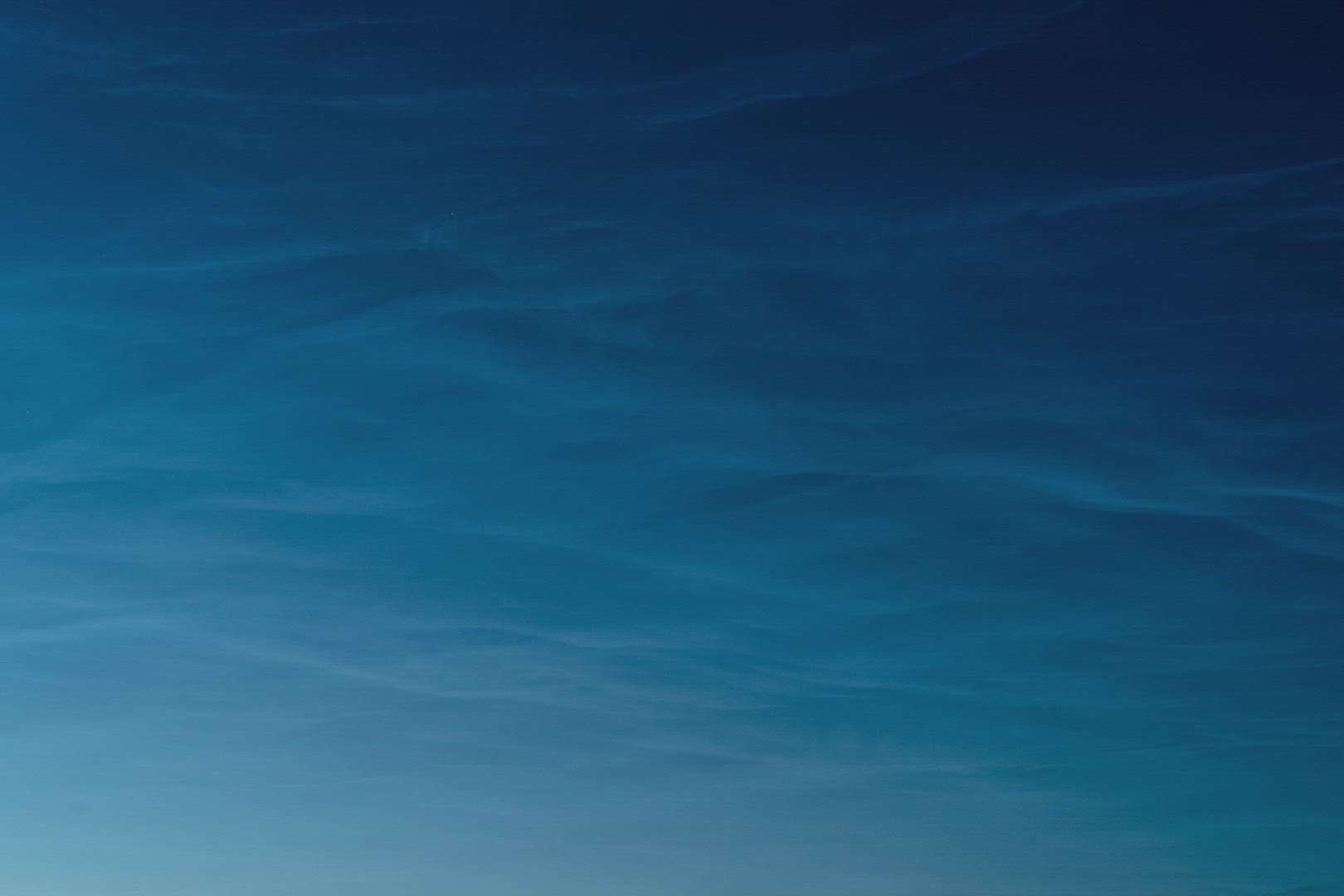 Closeup timelapse of Noctilucent Clouds (NLC clouds) at night time 4k Prores
