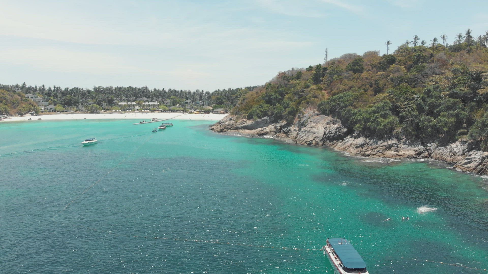 Tropical beach of Koh Racha Island. Paradisiac holidays destination