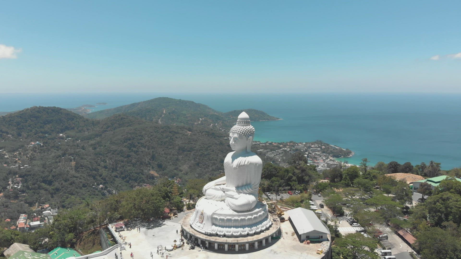 The Great Buddha of Phuket, seated Maravija Buddha statue in Phuket, Thailand