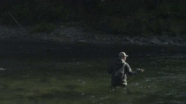 Fly Fishing Aerial Side Casting