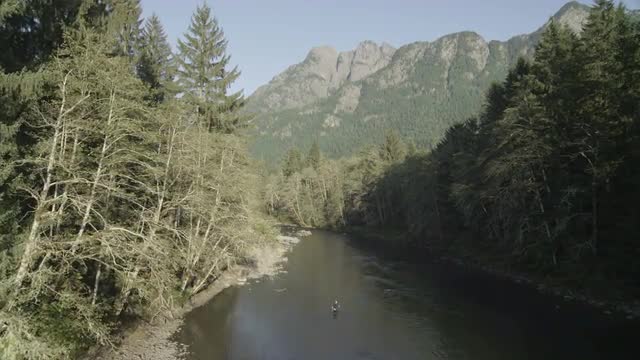 River Aerial Fly Fishing