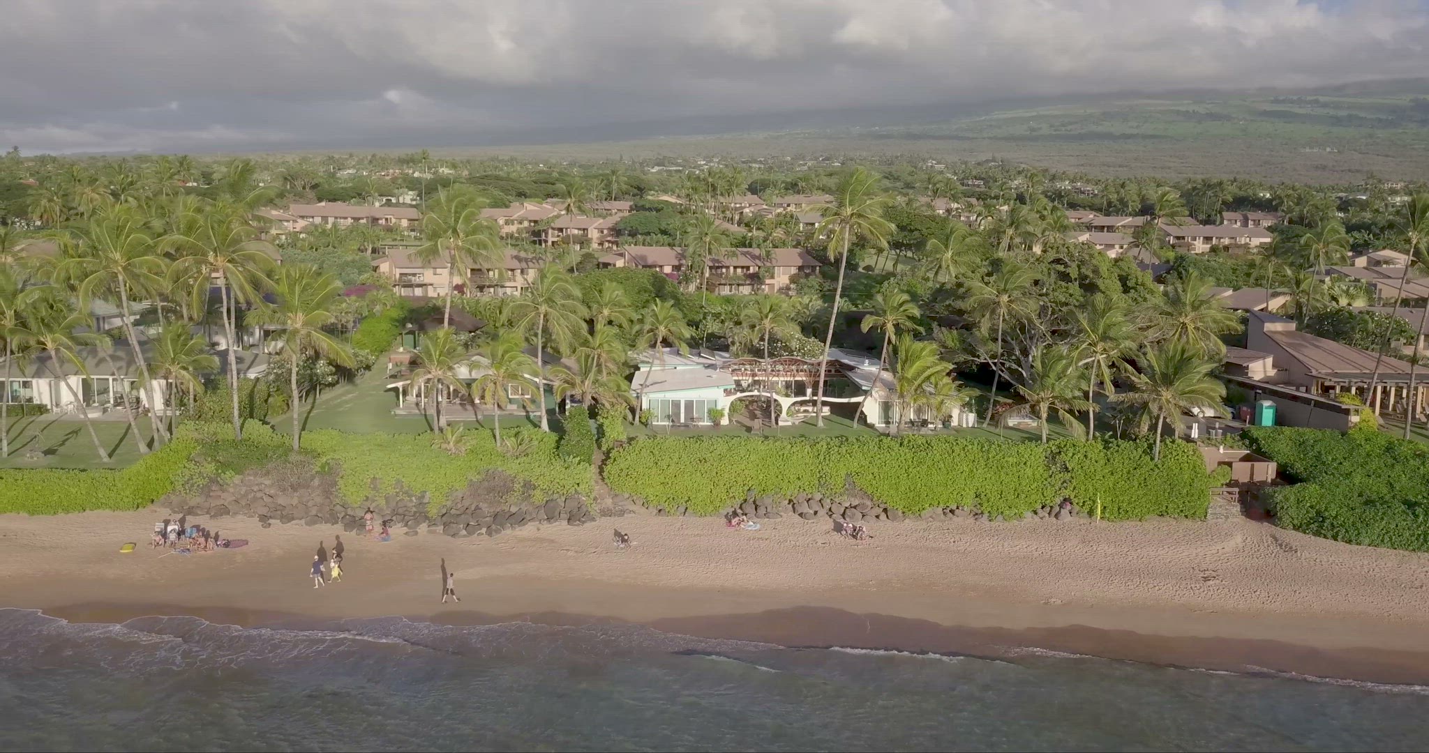 Oahu, Hawaii Beach Drone