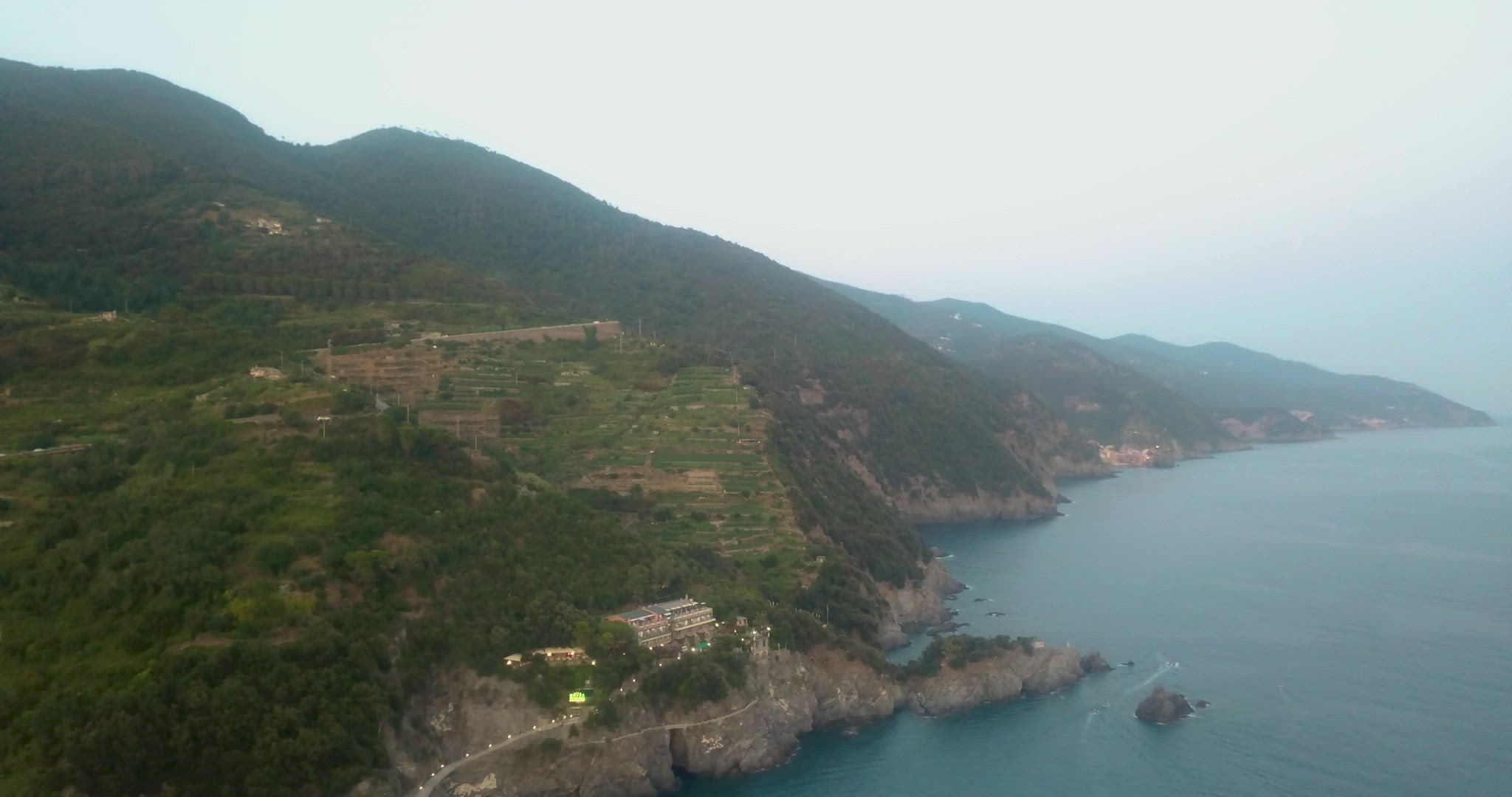Cinque Terre as seen from Monterosso