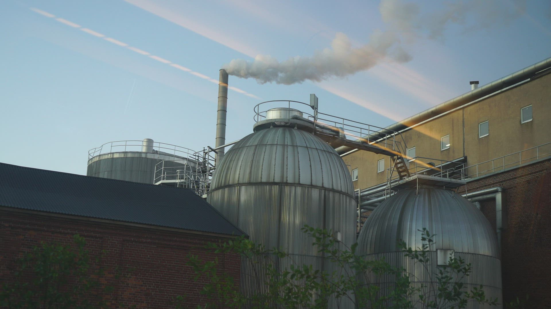 factory - smoke from chimney