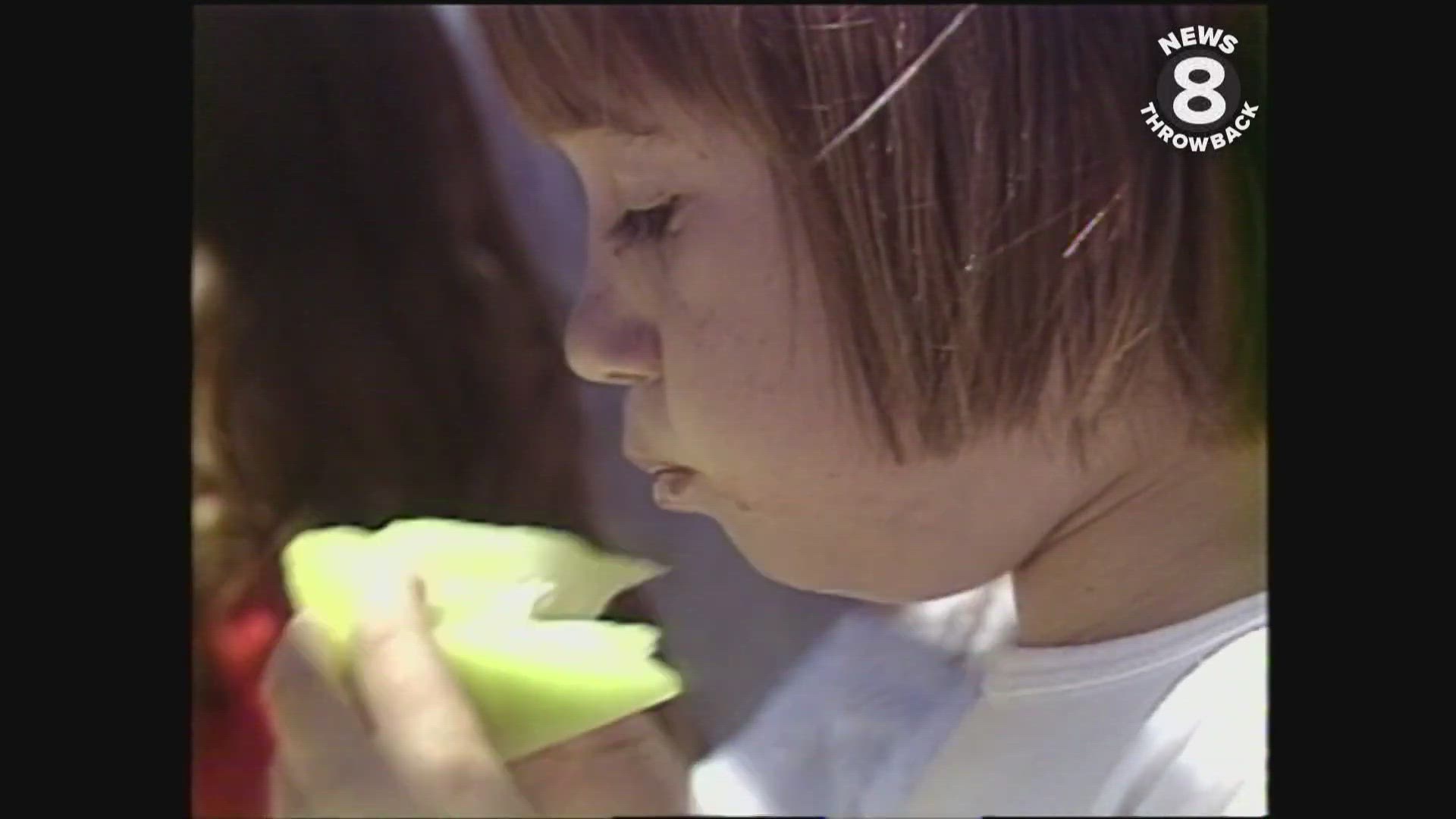 Lunch on the first day of school in San Diego 1987
