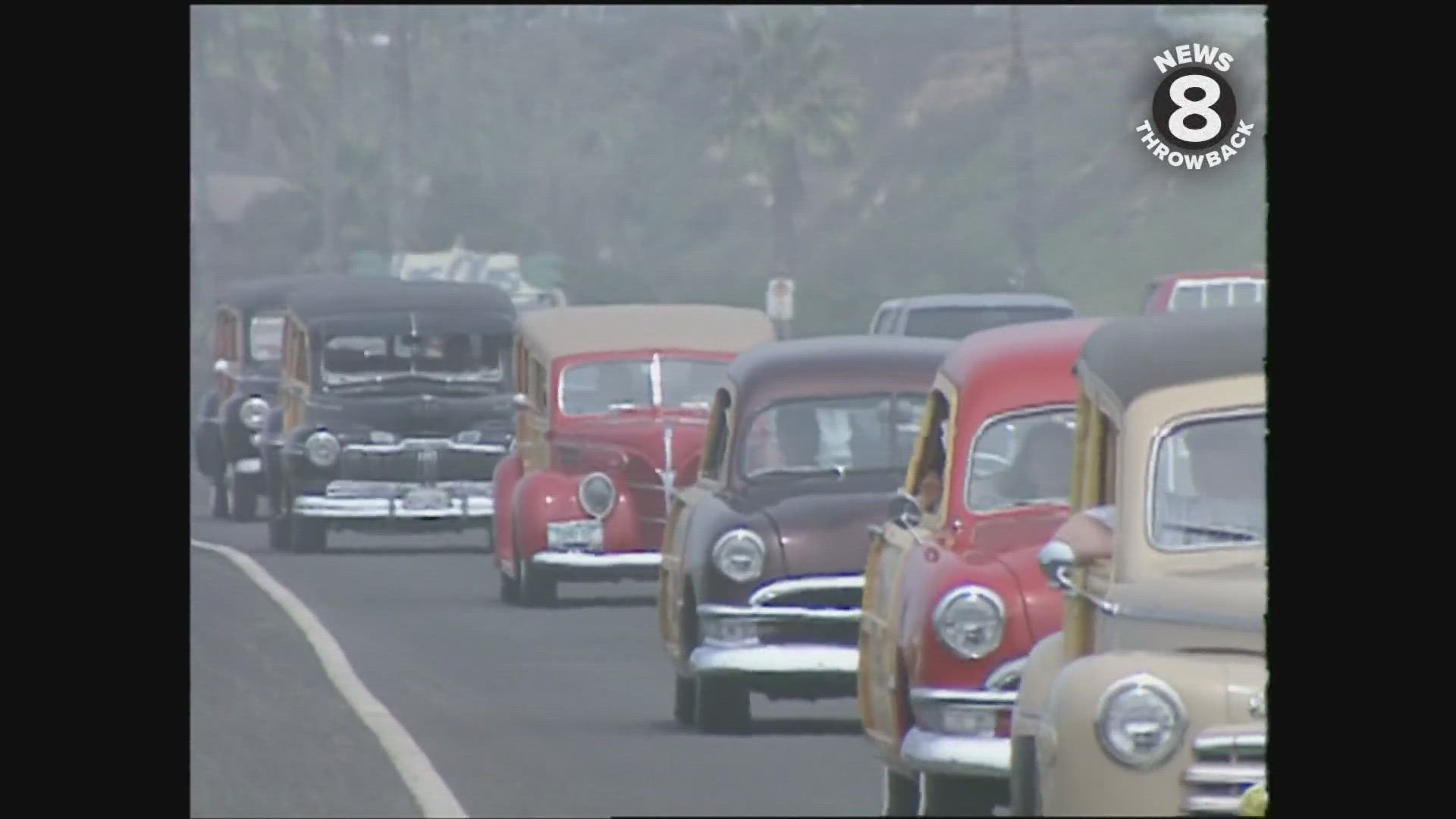 Woodies in Encinitas for Wavecrest 1995