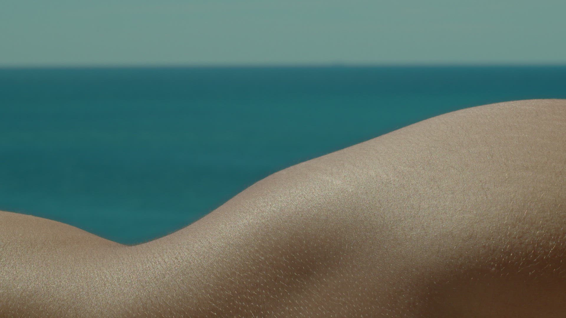 Woman's hip in the sun