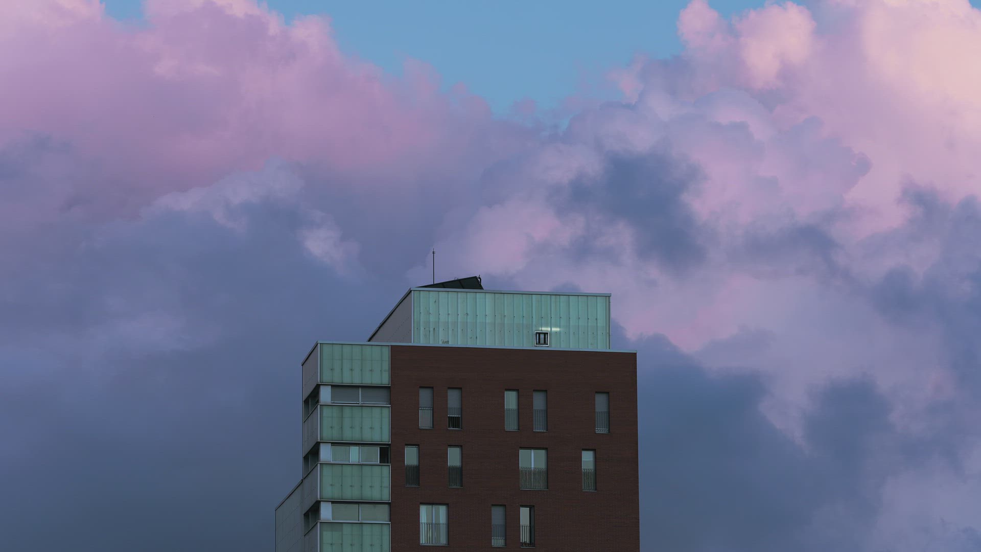 Cloudy sunset