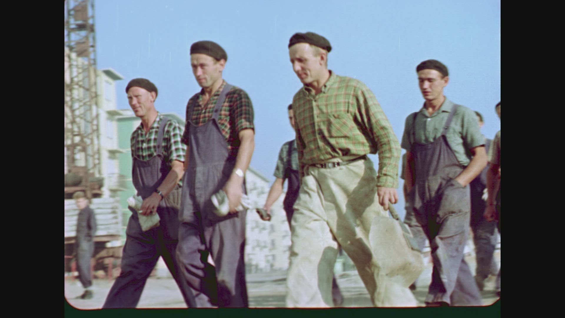 New housing construction in the 1950s in Moscow