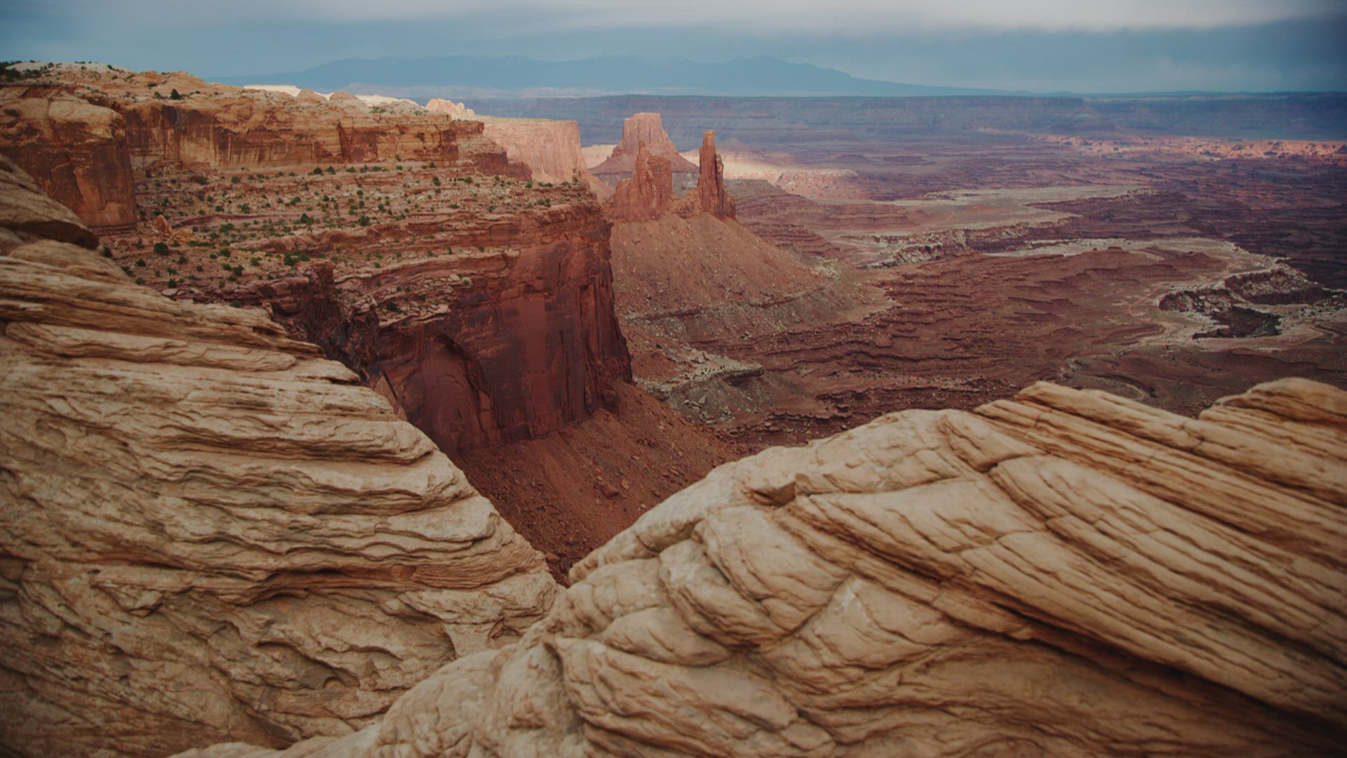 Handheld shot of Canyonlands National Park