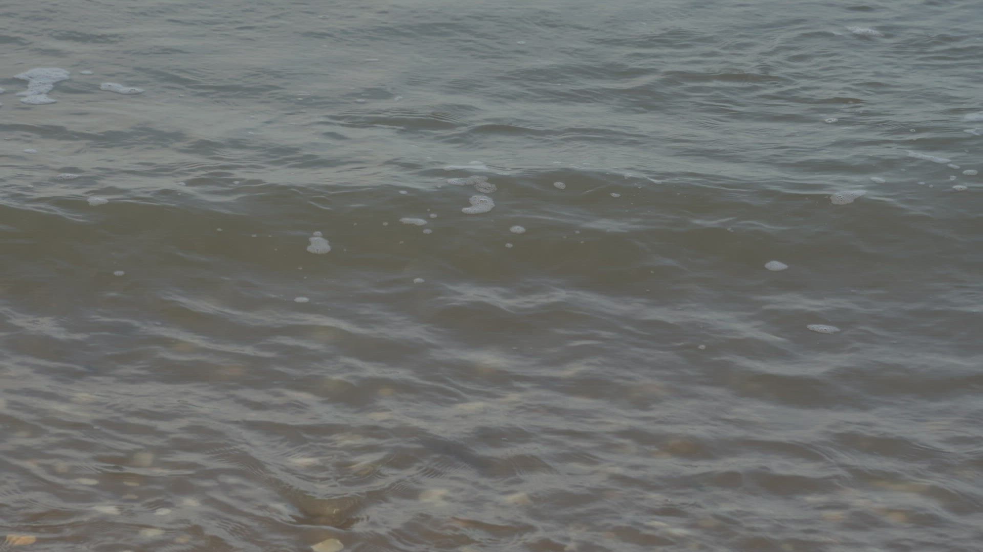 Sea water hit the sea coastal 