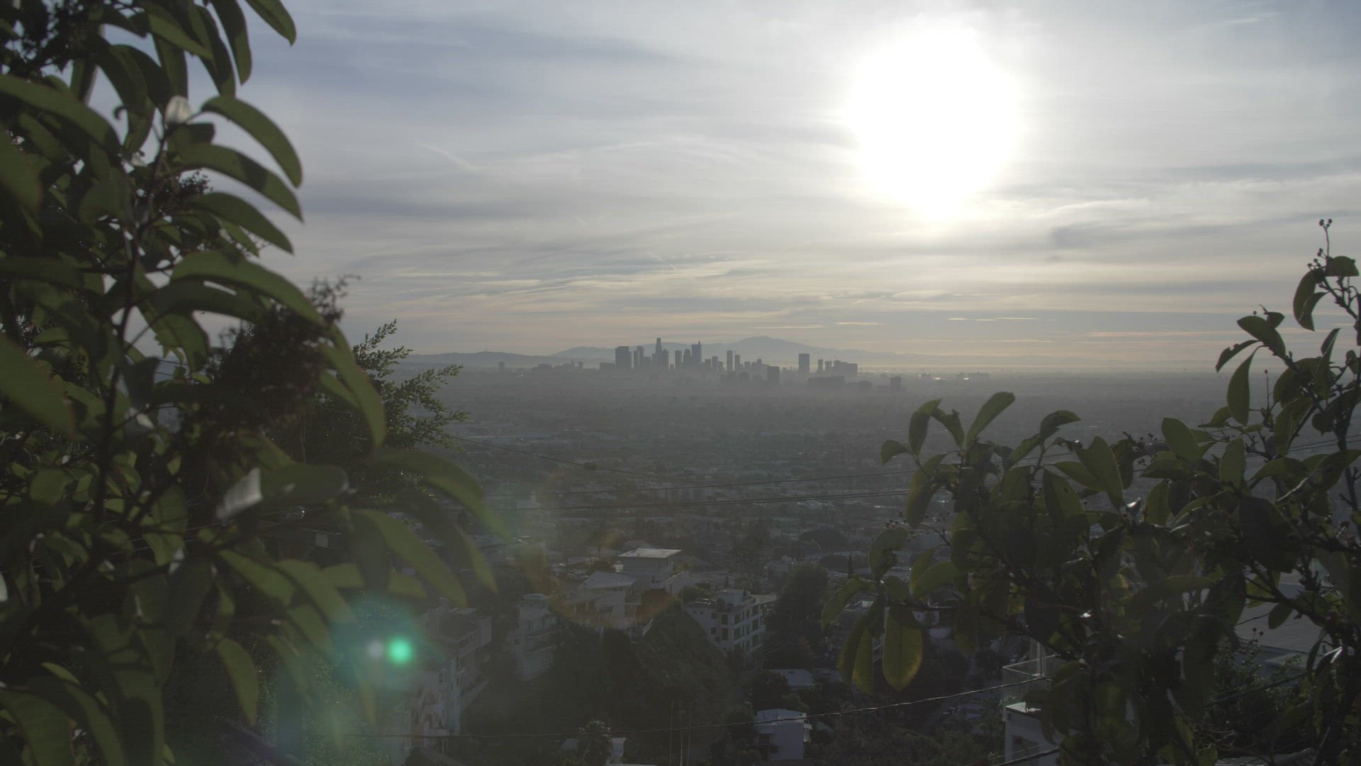 Downtown Los Angeles Sunrise from Hollywood Hills