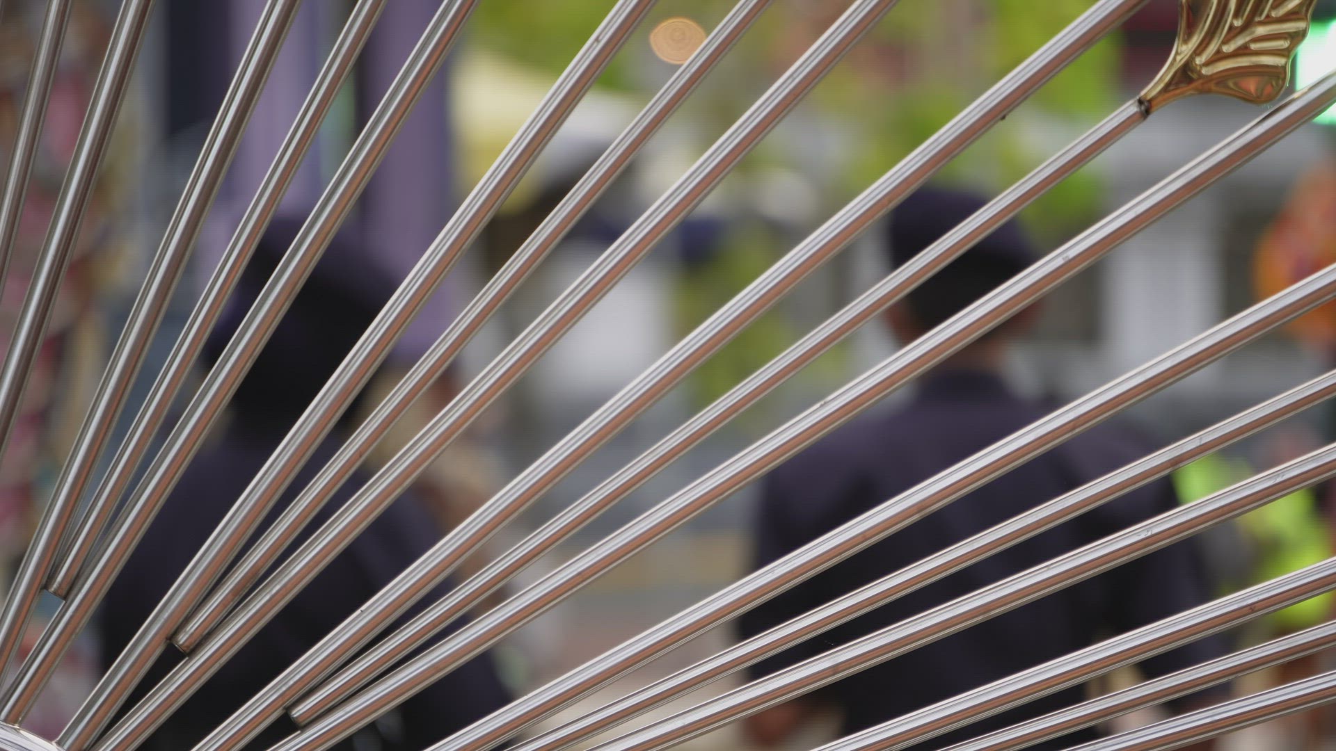 Policemen in duty concept