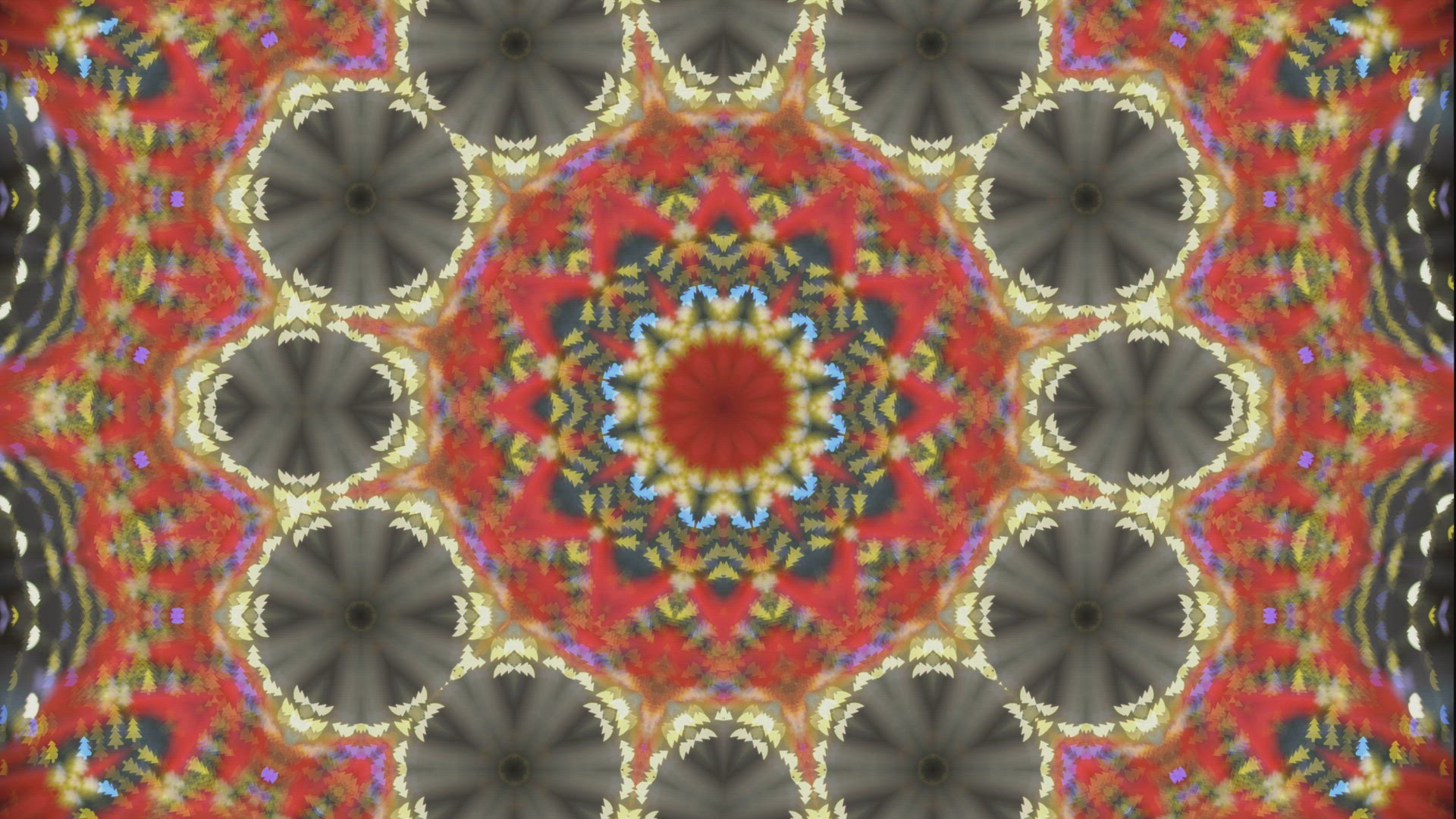 Kaleidoscopic of light. Christmas holiday