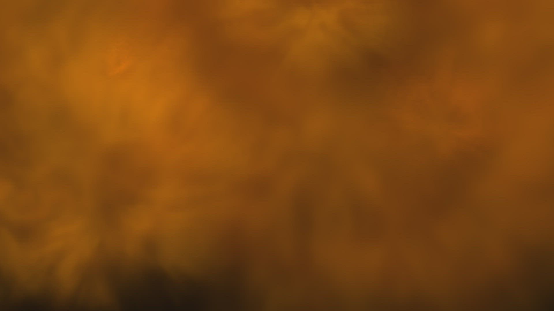Fast burning fire with yellow electric effect