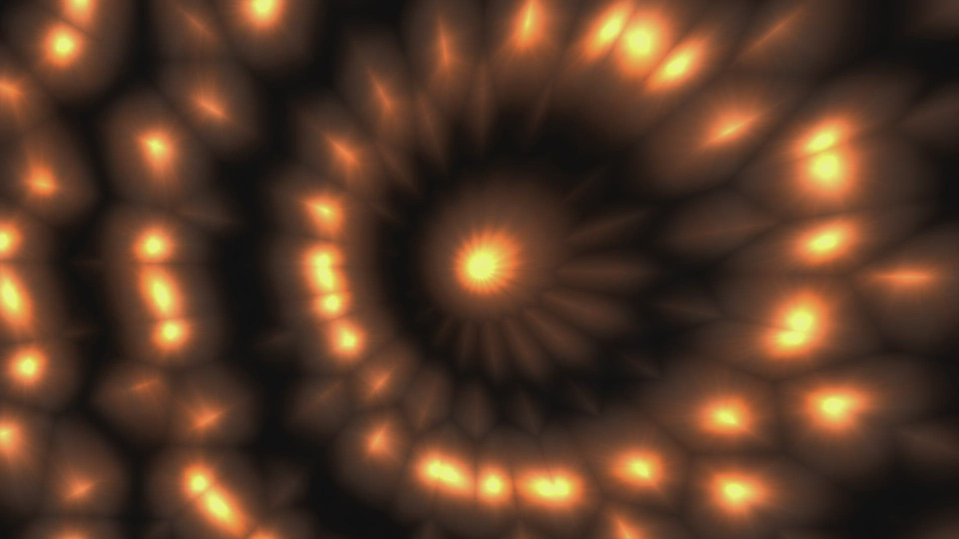 Circular infinite fire flame effect