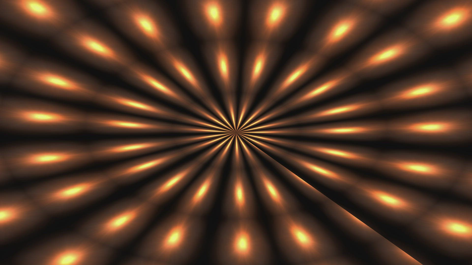 Kaleidoscopic fire flame animation mandala pattern