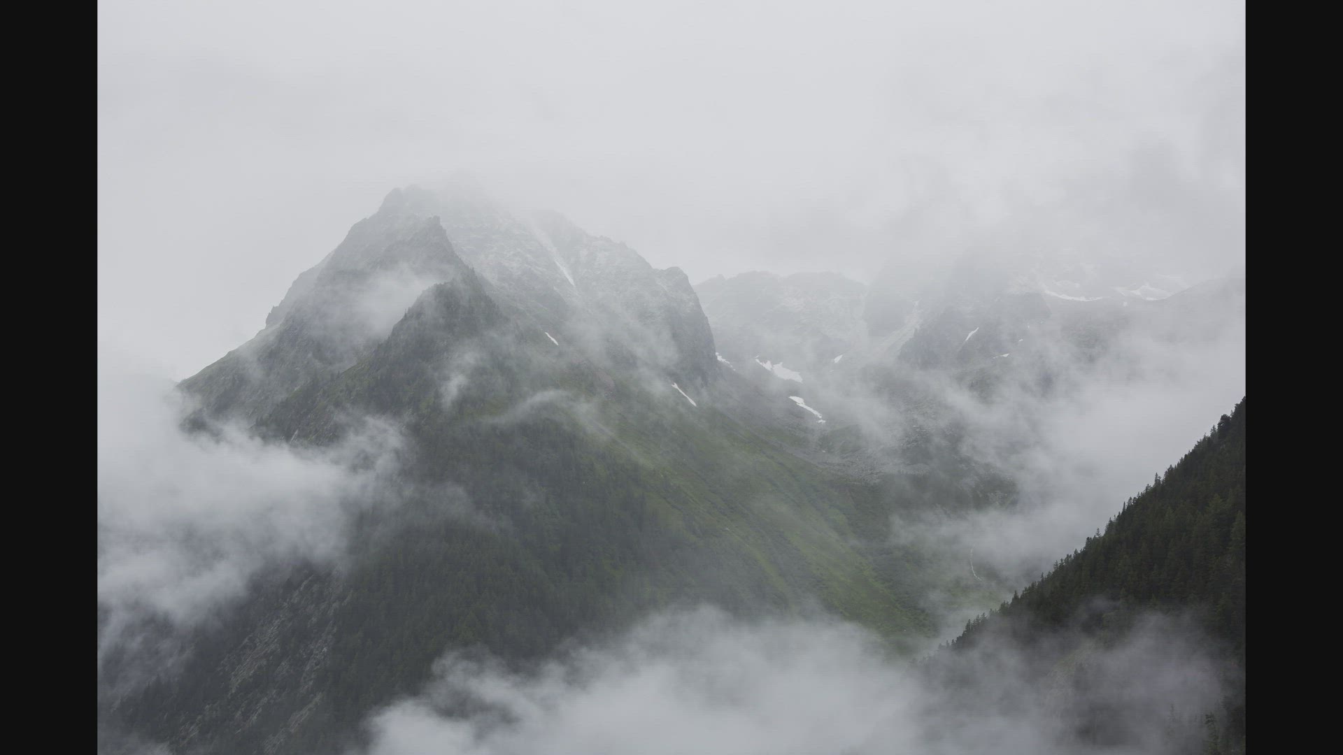 Timelapse, Le Châtelet, Mont Blanc Massiv, Switzerland