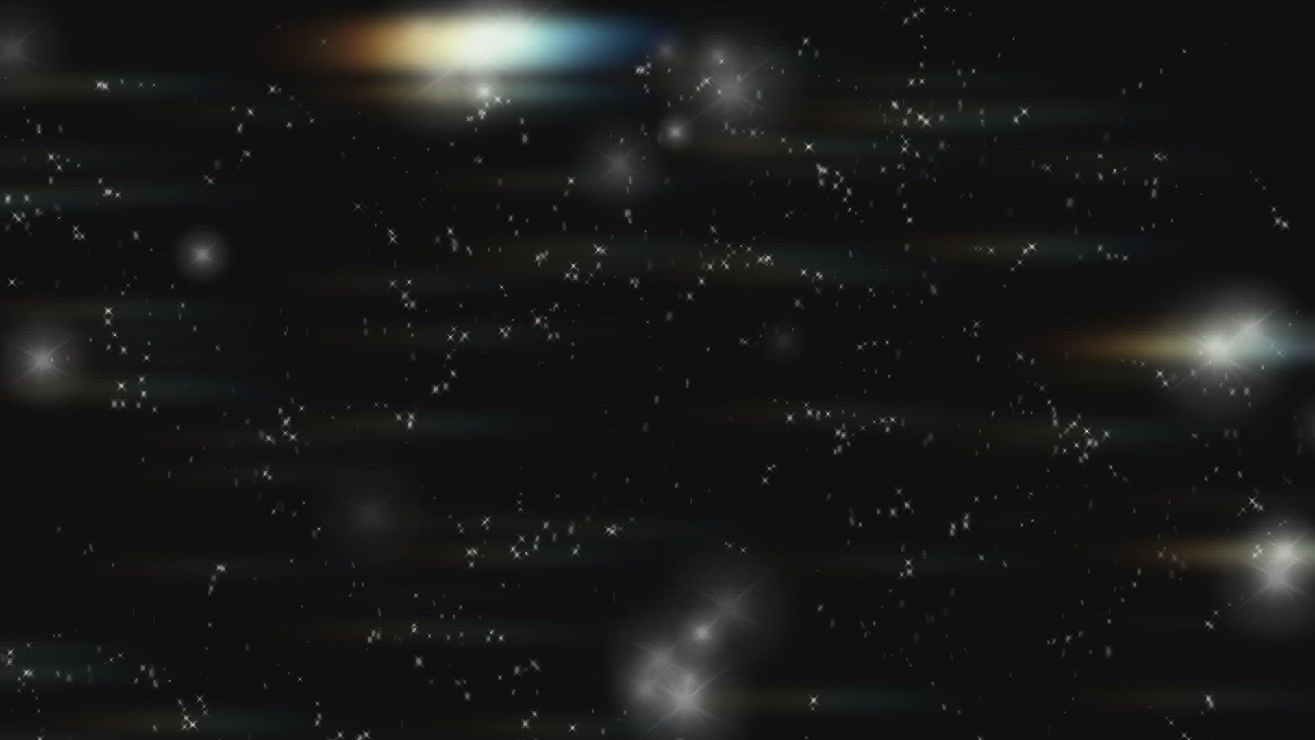 Star particle glowing effect in dark