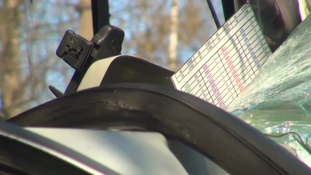 Road accident with Shuttle bus