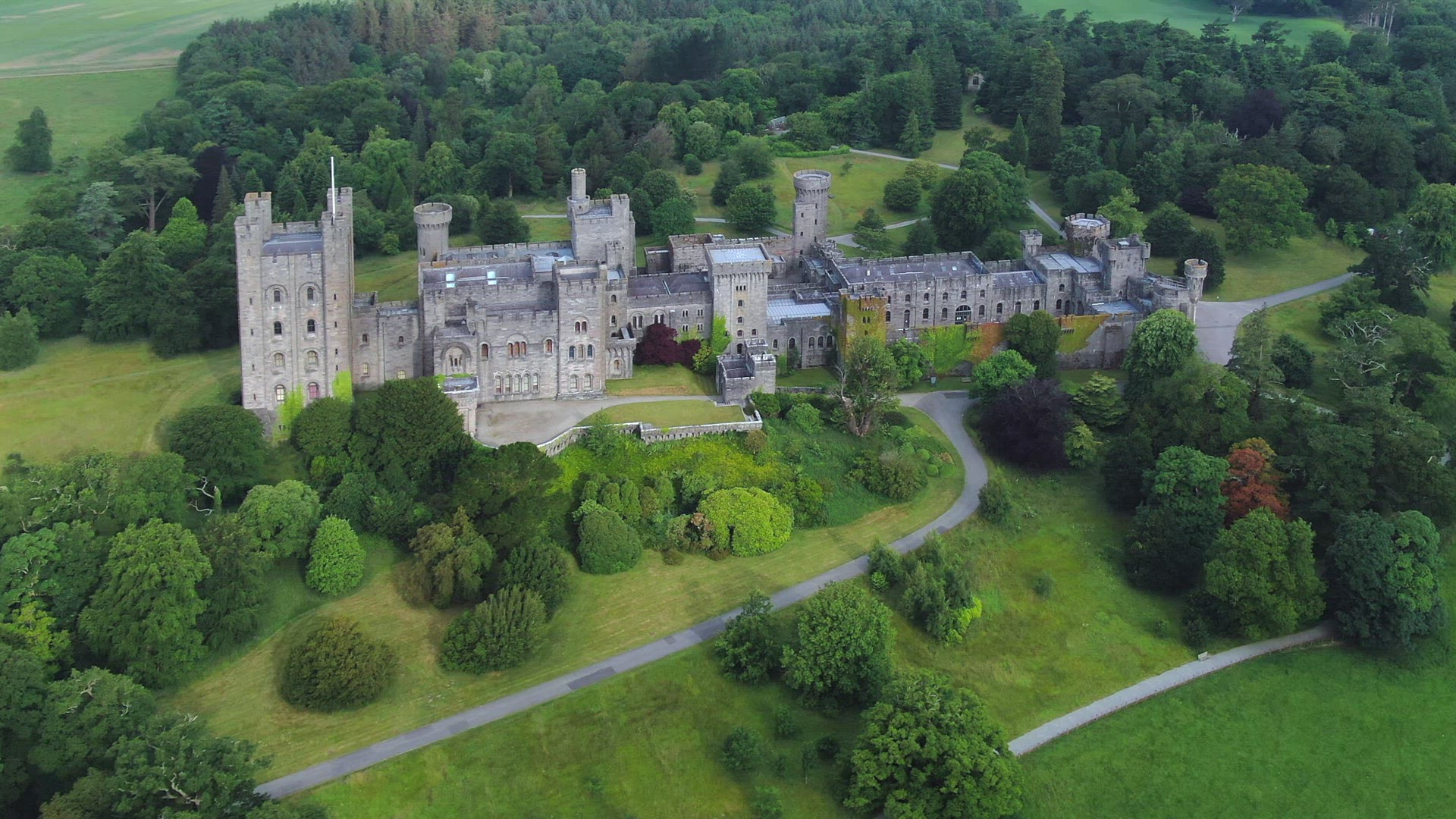 Penrhyn Castle, near Bangor, Gwynedd, North Wales