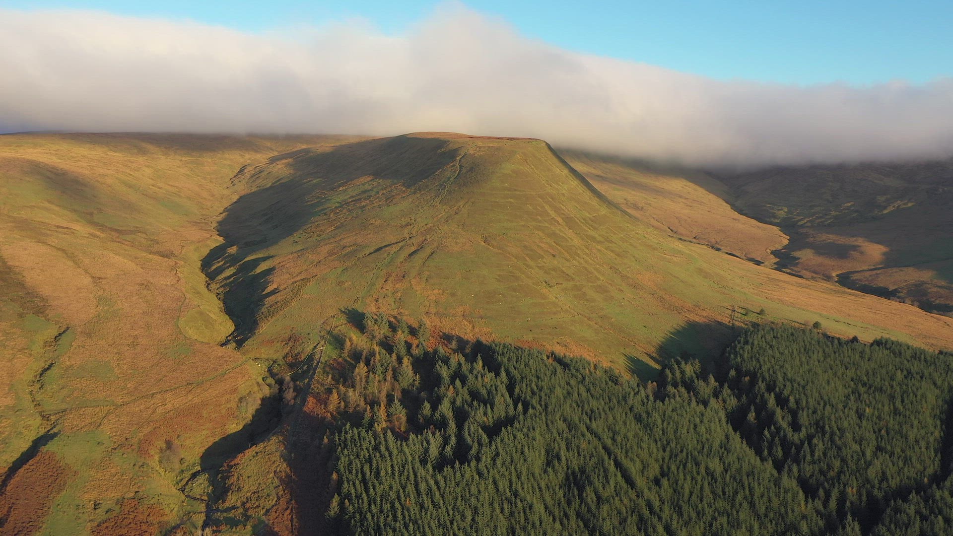 Mountain landscape, Brecon Beacons National Park, Wales, United Kingdom