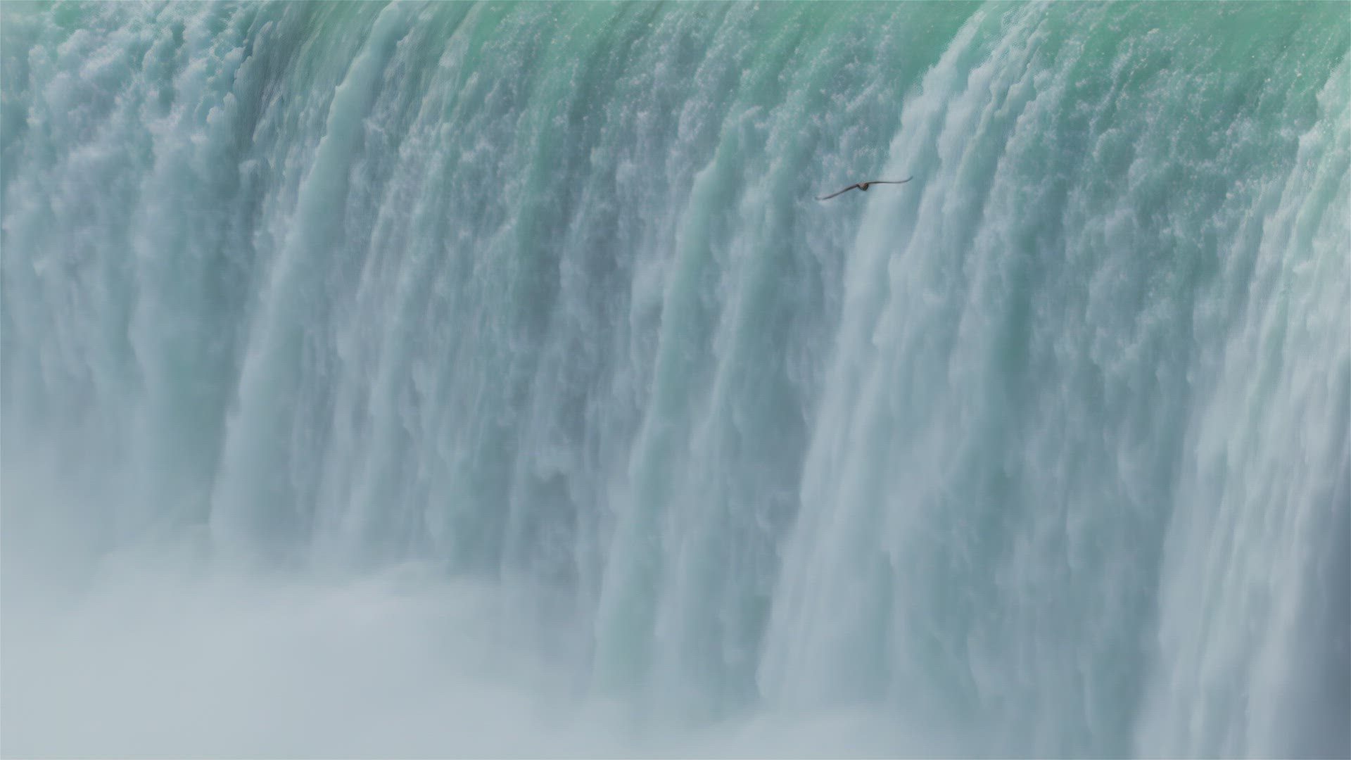 Niagara Falls, Canada, Slow Motion - Slow motion and close-up clip of the falls during the day