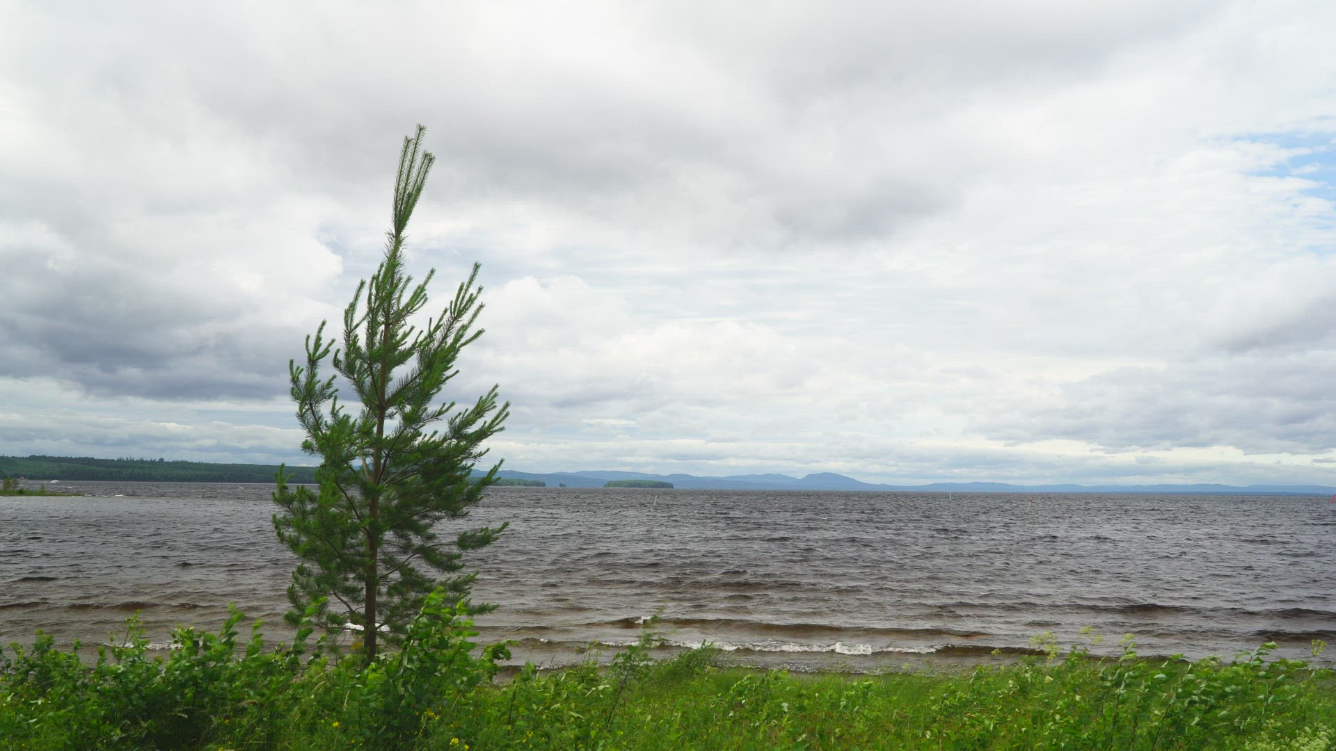 view over lake Siljan