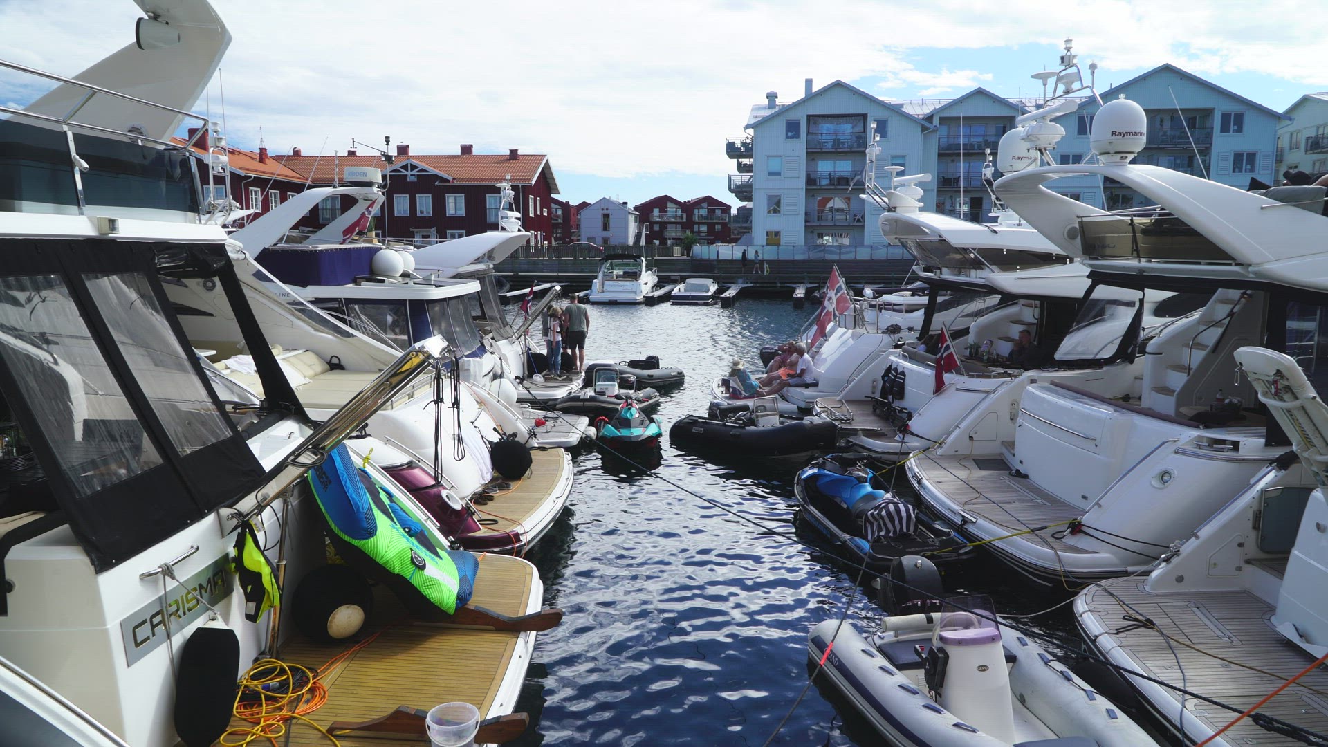 luxury yachts in harbous - Smögen - Bohuslän