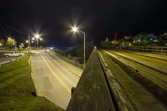 Night street slider 4K