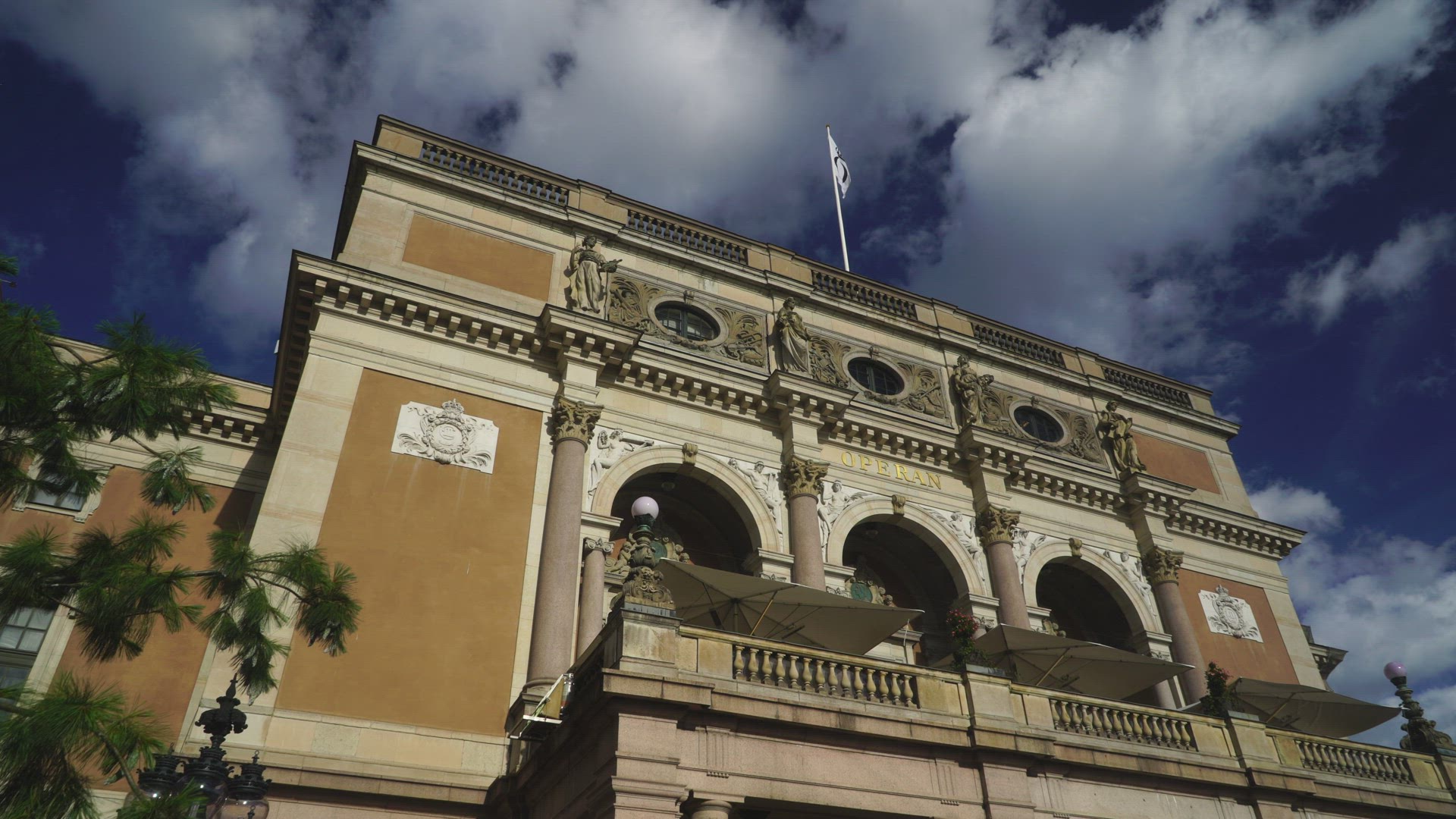 exterior Royal Opera House in Stockholm