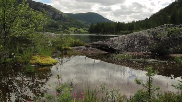 Norwegian mountain lake