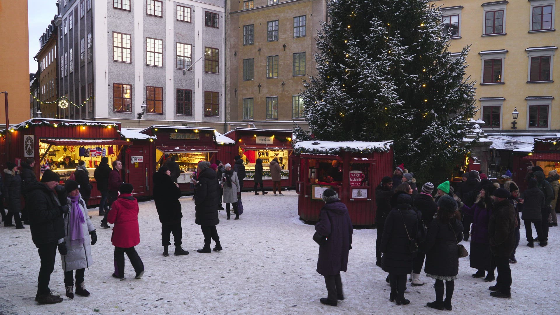 Christmas market in Old Town - Stockholm - Stortorget