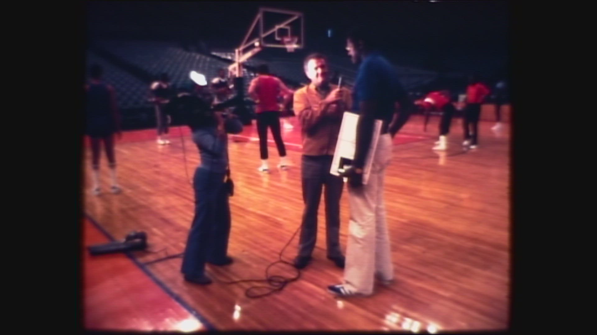 Portland Trailblazers celebrate winning NBA championship