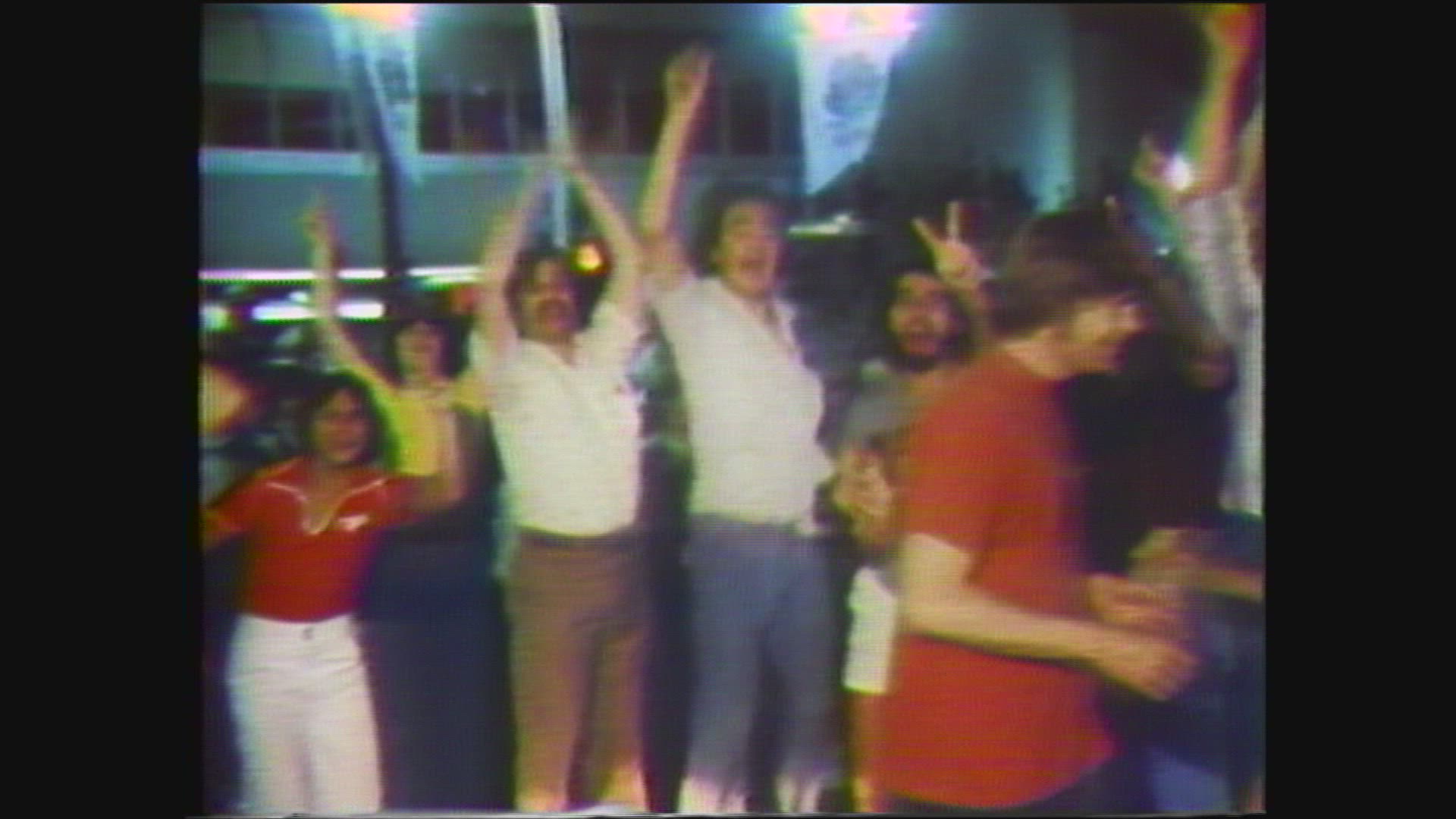 Portland Trailblazers celebrate winning NBA championship