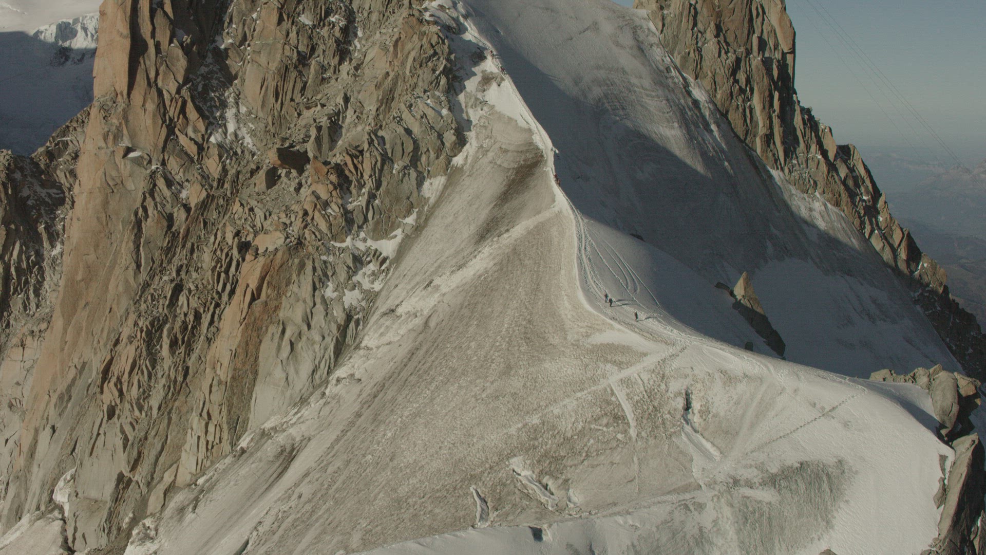 Aerial View French Alps