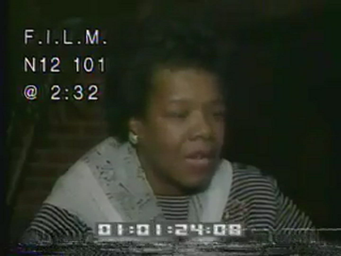 MAYA ANGELOU 1980s - 1990s