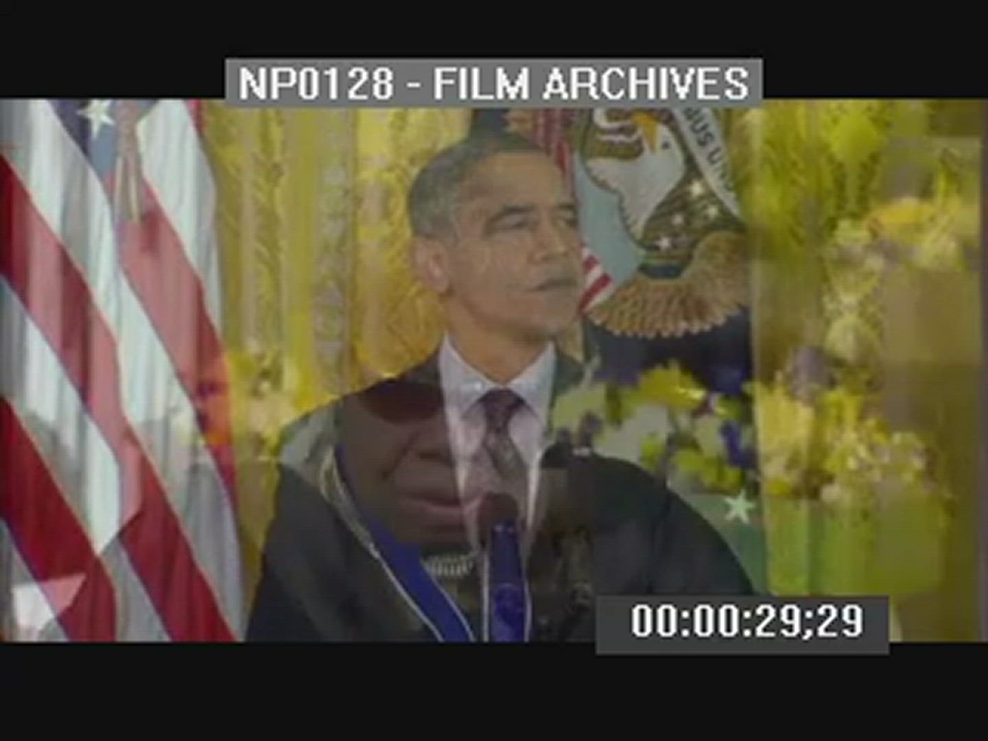 MAYA ANGELOU RECEIVES PRESIDENTIAL MEDAL OF FREEDOM 2011