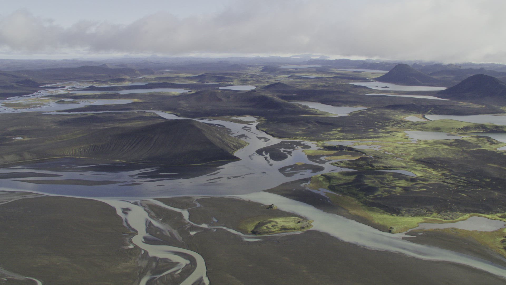Aerial View Iceland