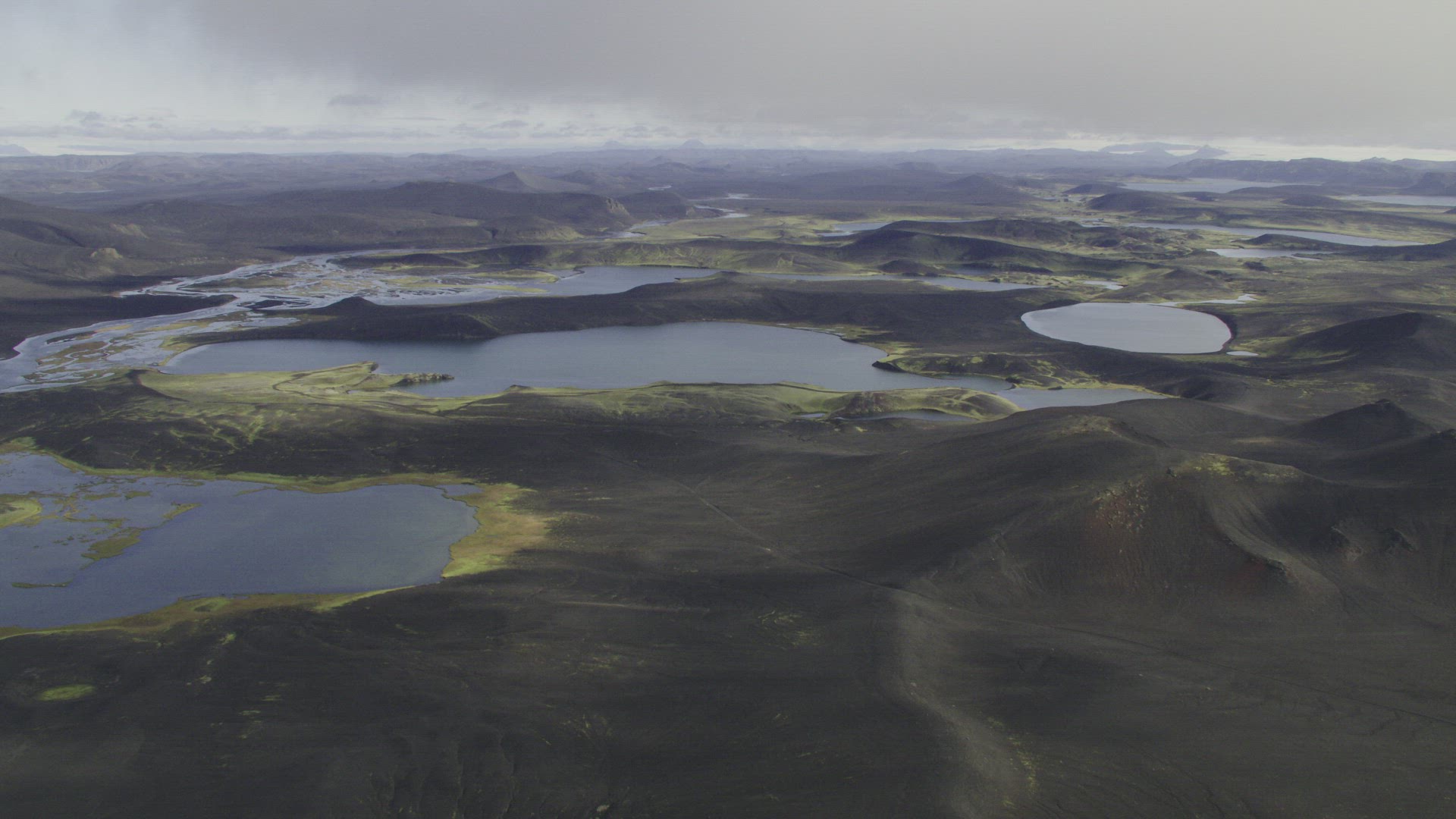 Aerial View Iceland
