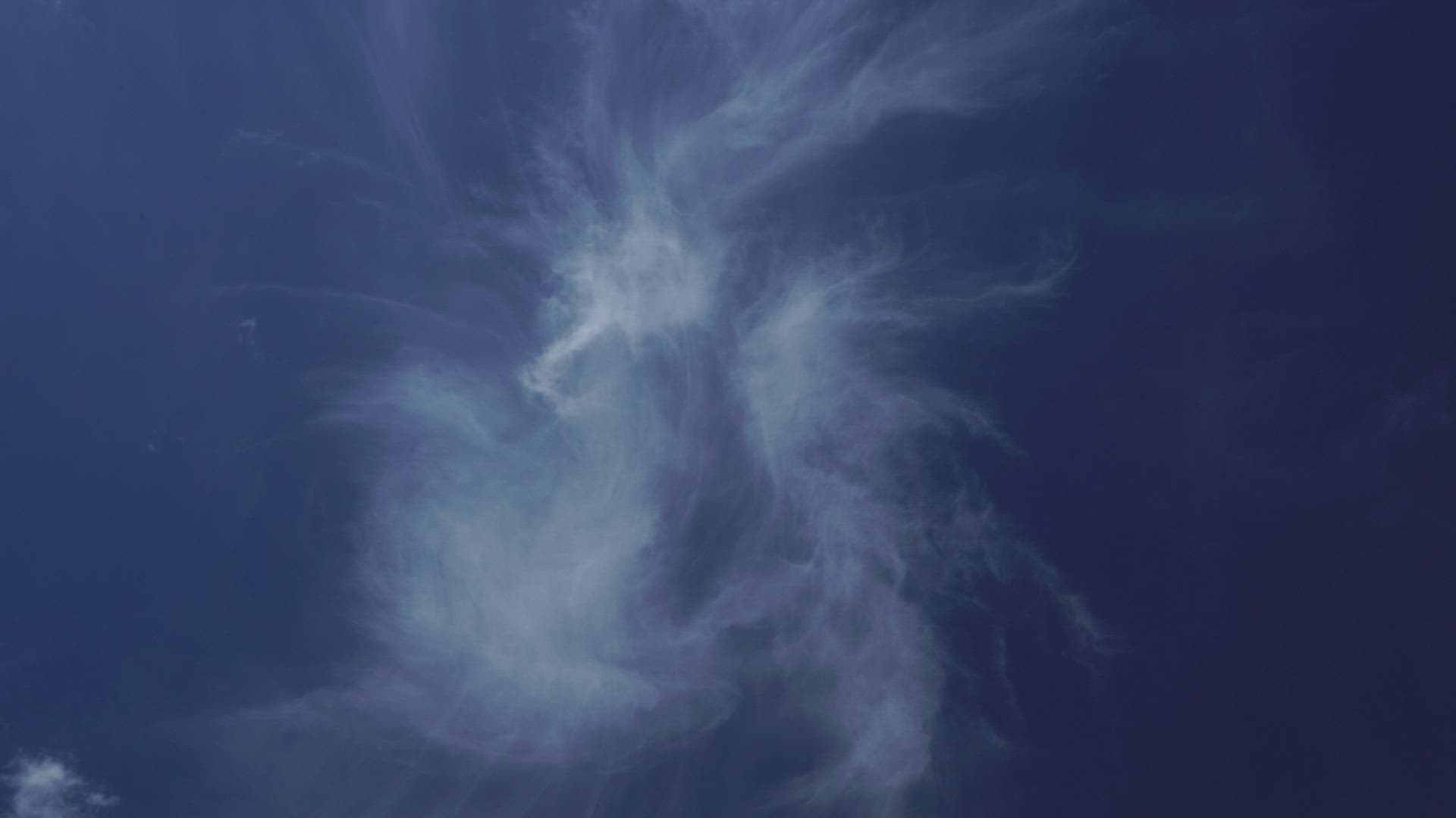 abstract white clouds moving very slowly