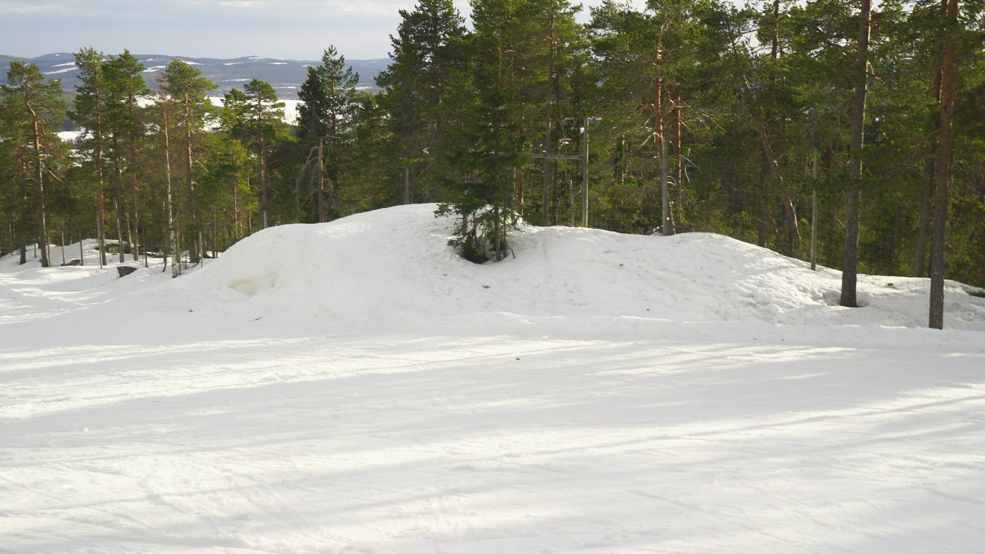 downhill skiers in Järvsö Sweden
